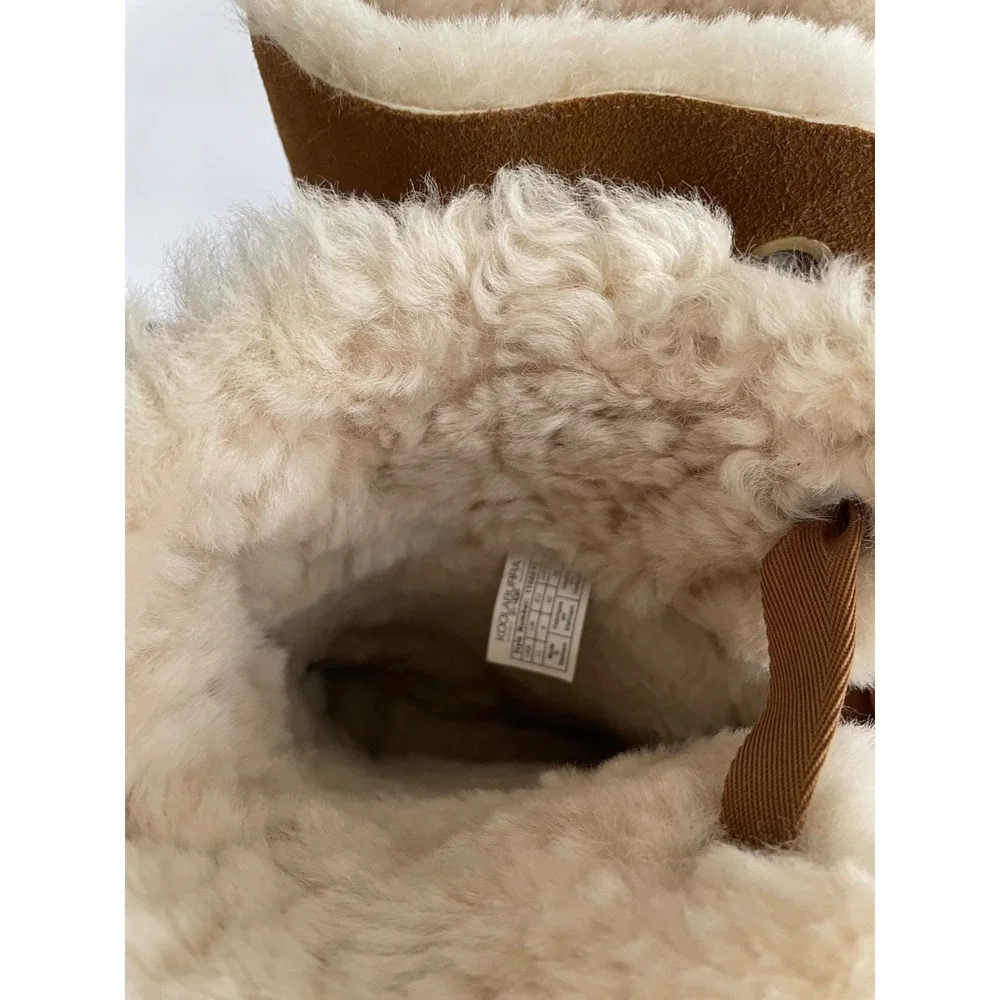 Koolaburra UGG Womens Andrah Short Suede Boot Ribbon Bow Sherpa Lined Cozy 11